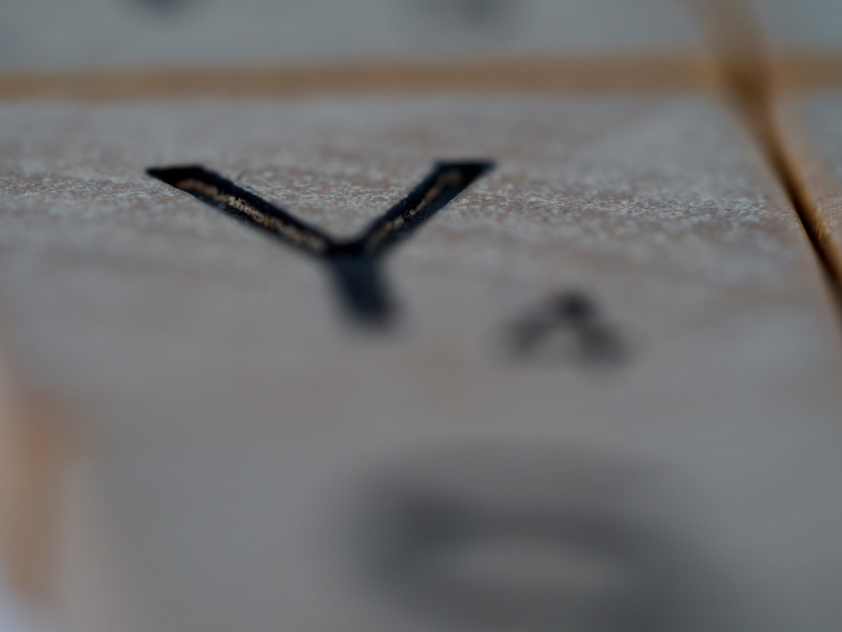 black cross on white paper