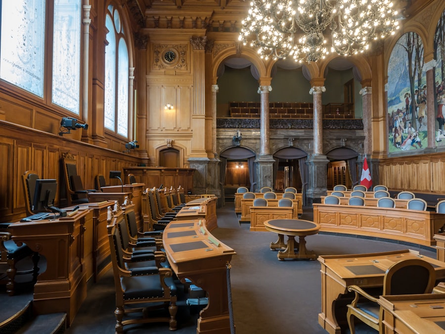 brown wooden chairs inside building
