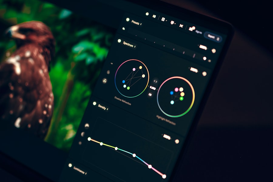 a close up of a computer screen with a bird on it