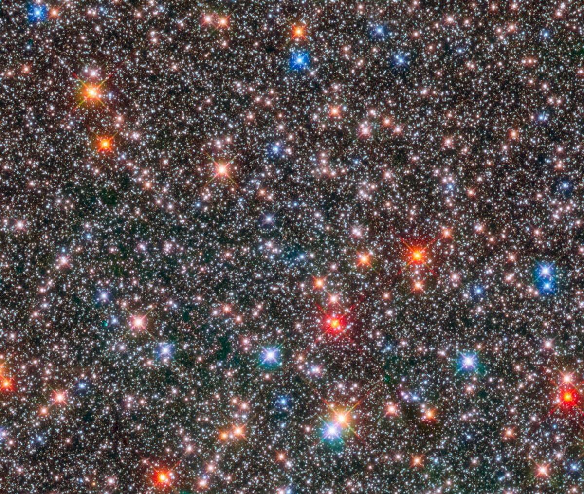 a very large cluster of stars in the sky