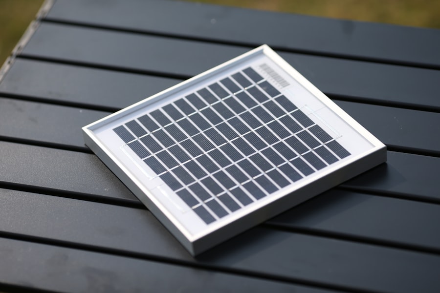 a tablet on a table