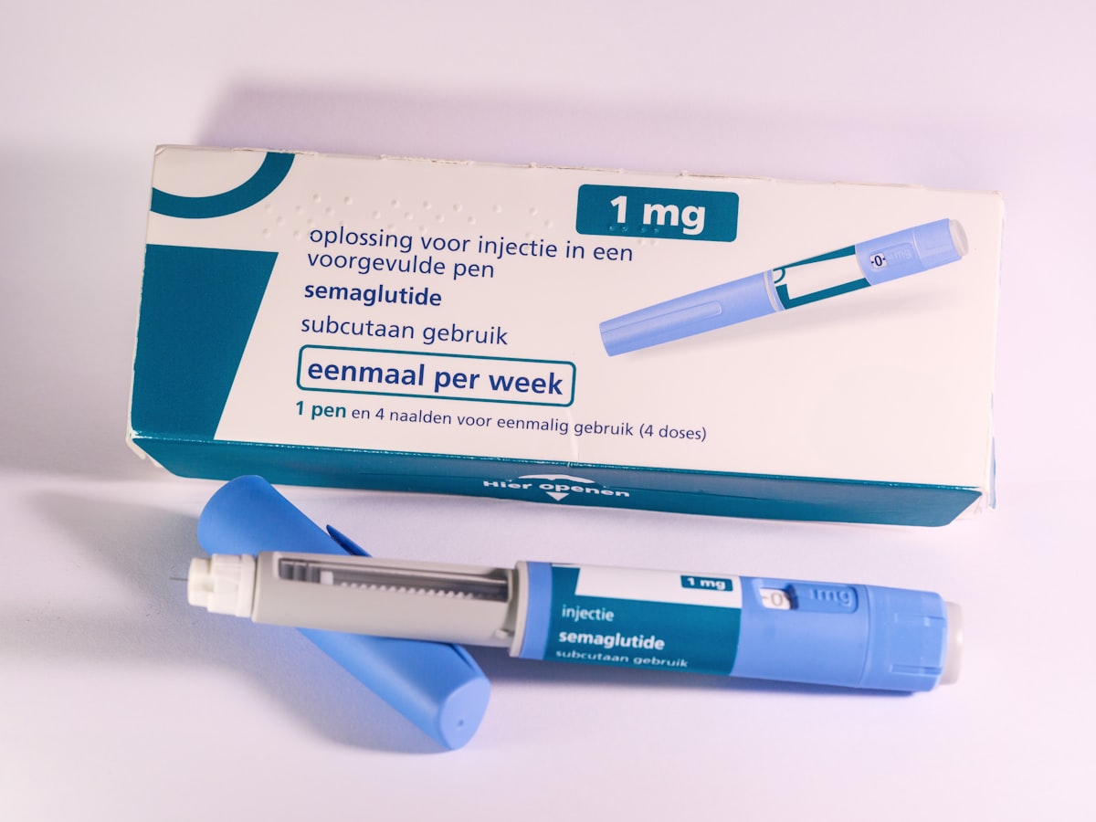 Medicine box and injection pens for medical use.